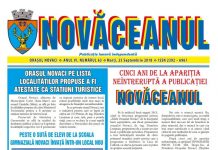 Cinci ani de la apariția neîntreruptă a publicației NOVĂCEANUL