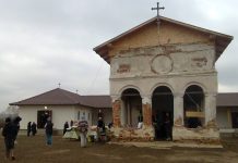 Sfântă Liturghie Arhierească la Sfinţirea Paraclisului Mănăstirii din localitatea Cojani, Protopopiatul Târgu-Cărbuneşti, Gorj