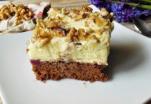 Rețeta săptămânii – Prăjitură cu vișine și cremă de vanilie cu mascarpone