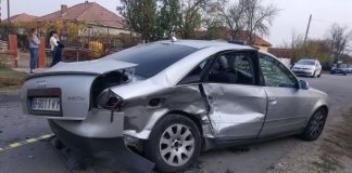 Accident la Telești! Un şofer nu s-a asigurat când a ieşit din curte cu maşina şi a lovit două autoturisme