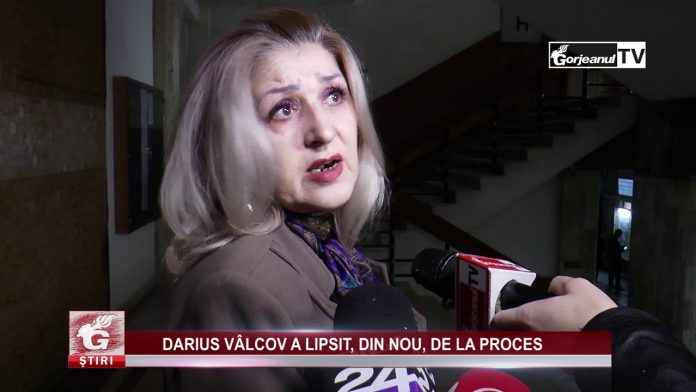 DARIUS VÂLCOV A LIPSIT, DIN NOU, DE LA PROCES