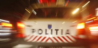 Polițist lovit cu mașina de un șofer urmărit de agenți după tâlhărie