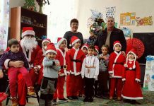 Moș Crăciun a sosit mai devreme la Grădinița Bălcești