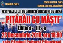 Mâine, în satul Călugăreni, evenimentul „Pițărăii cu măști”