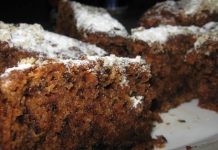 Rețeta săptămânii – Prăjitură cu mere şi nuci (de post)