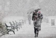 Informare meteo de ninsori, viscol şi polei