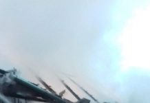 Șopron în flăcări la Săcelu