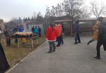 Au continuat tradiţia, Porc de 180 de kilograme, sacrificat pentru beneficiarii CSCCNS Târgu-Jiu