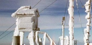 Polul frigului din țară, la Apa Neagră! Temperaturi de minus 16,9 grade Celsius, la stația meteo din Padeș