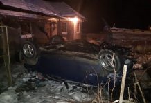 Accident la Plopșoru, provocat de un șofer aflat sub influența alcoolului