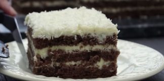 Rețeta săptămânii – Prăjitură cu cremă de lapte și ciocolată albă