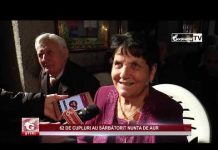 62 DE CUPLURI AU SĂRBĂTORIT NUNTA DE AUR