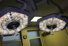 FOTO: Sistem de iluminat modern pentru blocul operator de la Ortopedie