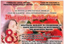 Spectacol dedicat femeilor, la Motru