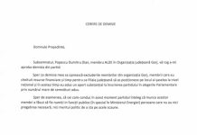 Dian Popescu, demisie din ALDE – FOTO