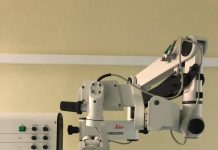 Microscop operator performant pentru secţia de Ortopedie