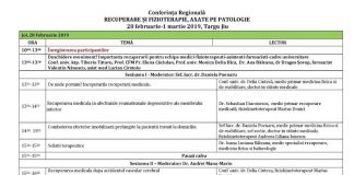 S-a definitivat programul Conferinţei Regionale “Recuperare și fizioterapie, axate pe patologie”!