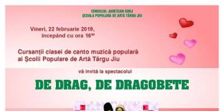 Spectacol de Dragobete, oferit de ŞPA Târgu-Jiu