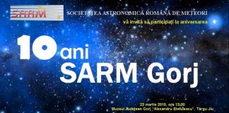 Astroclubul SARM Gorj, zece ani de existenţă: Organizatorii promit o sesiune de observaţii astronomice, dar şi expoziţii