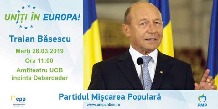 Traian Băsescu vine marți la Târgu Jiu