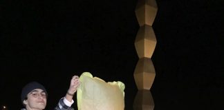 Brâncuși, comemorat cu lampioane la Coloana Infinitului