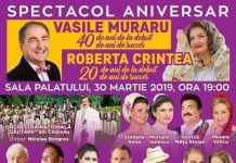 Roberta Crintea, într-un spectacol aniversar, la Sala Palatului