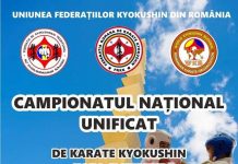 Sala Sporturilor găzduieşte Campionatul Național Unificat de Karate Kyokushinkai