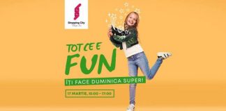 Distracţie pentru copii, la mall-ul din Târgu-Jiu