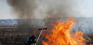 Luni „de foc”, pentru pompierii gorjeni