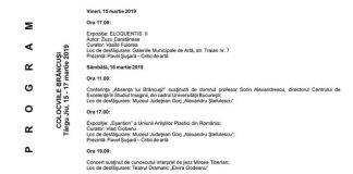 Debutează a doua parte a Colocviilor Brâncuși!