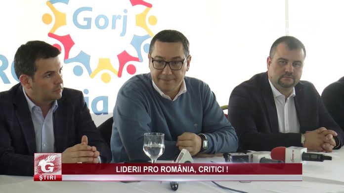 LIDERII PRO ROMÂNIA, CRITICI !