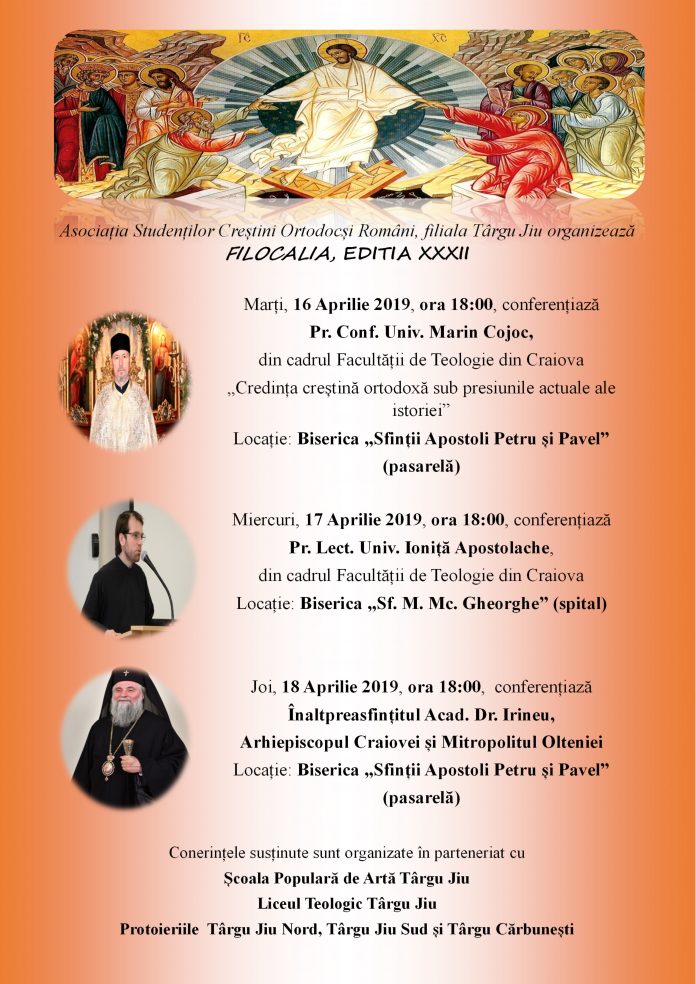 Începe o nouă ediţie a manifestării „Filocalia”!