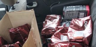 50 de kilograme de cafea, confiscate de polițiști