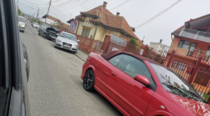 Tamponare pe strada 14 Octombrie!