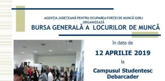 52 de angajatori şi-au anunţat prezenţa la bursa de joburi, organizată de AJOFM