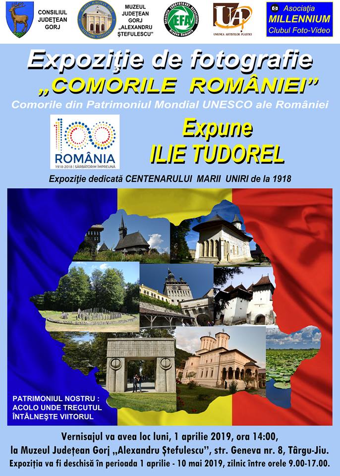 „Comorile României”, într-o expoziţie inedită, la Muzeul Judeţean Gorj