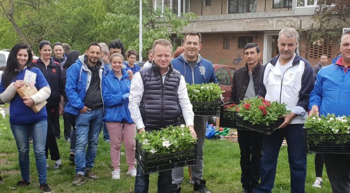 Zeci de mii de flori, plantate de membrii ALDE, în tot județul!