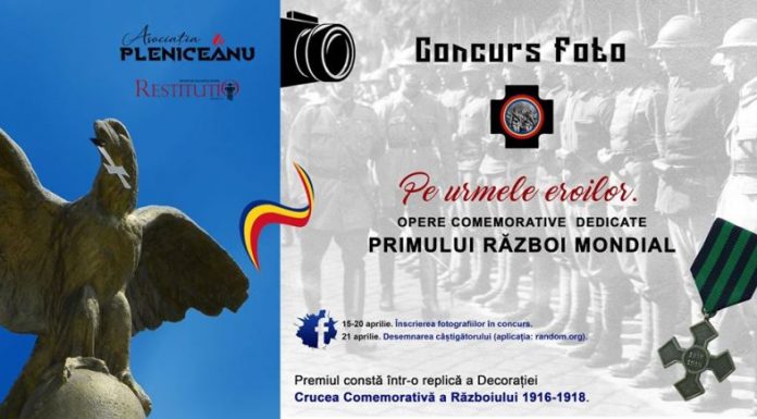 Concurs foto dedicat operelor comemorative de război