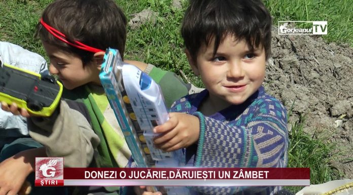 DONEZI O JUCĂRIE,DĂRUIEȘTI UN ZÂMBET