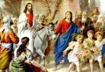 Lumina, şi Adevărul, şi Viaţa – Dumnezeu Cel Atoateştiutor, ştie că în Ierusalim, nu i se pregăteşte tronul împărăţiei lumeşti, ci, crucea şi mormântul!