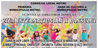 Dans în aer liber, la Motru