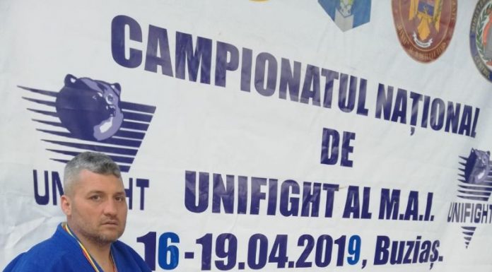 Luptător SAS, de la IPJ Gorj, din nou pe podium, la Campionatul Național de Unifight al MAI