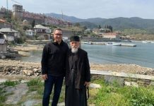 Deputat de Gorj, pe Muntele Athos