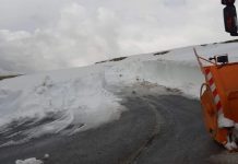 Drumarii încearcă să deszăpezească Transalpina!
