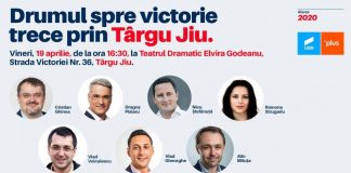 Candidaţii Alianţei USR PLUS, la Târgu-Jiu