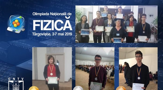 Succes al elevilor CNTV Târgu Jiu, la Olimpiada Națională de Fizică