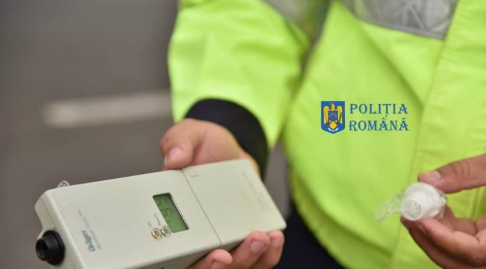 Șofer de tir, prins beat la volan