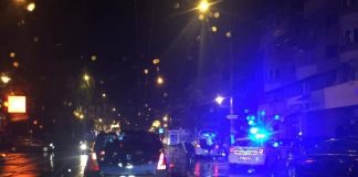 Femeie spulberată de o maşină, în timp ce traversa neregulamentar o stradă din Târgu-Jiu