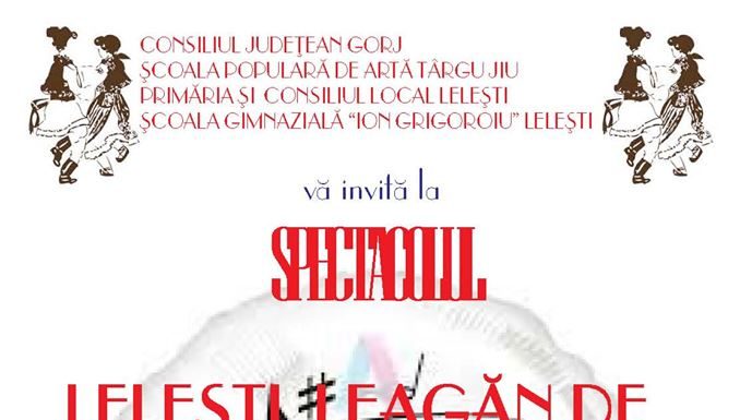 Spectacol folcloric la Lelești