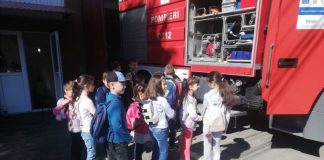 ,,Școala Altfel” la Garda de Intervenție Novaci! Elevii, pregătiți pentru situații de urgență